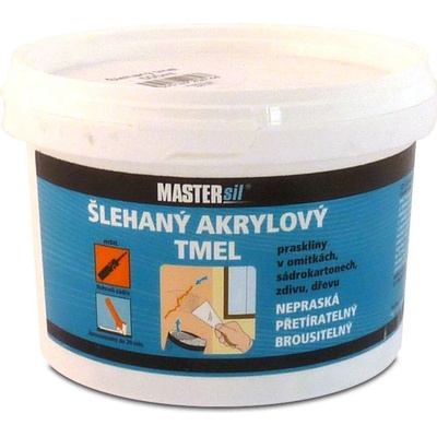 Mastersil Šlehaný akrylový tmel 500 ml bílá