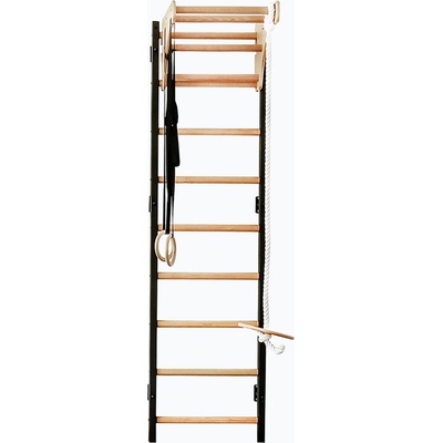 BenchK Гимнастическа стълба BenchK 711B+A076 black matte/oak