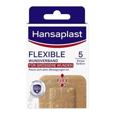 BEIERSDORF AG Hansaplast FLEXIBLE XXL 5 ks