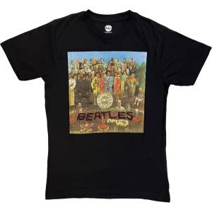The Beatles Sgt Pepper Crystals (Embellished) Black L Риза (BEATTEE458MB03)