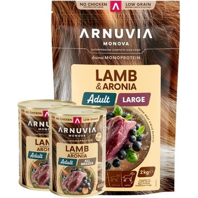 Arnuvia Monova Dog Adult Large Lamb & Aronia 2 kg