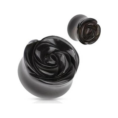 Šperky4U plug do ucha achát PL01124-20