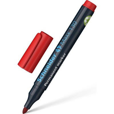 Schneider Маркер перманентен Schneider maxx 130 червен объл връх