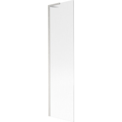 Mexen Next L параван за вана с 1 крило 50 x 150 cm, райе, четкан никел - 895-050-000-03-09-97 (895-050-000-03-09-97)