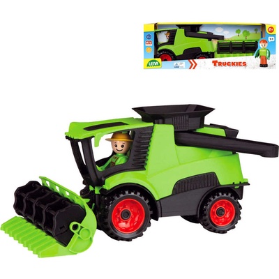 Lena Auto Truckies kombajn plast 20cm s figurkou