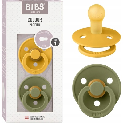 Bibs Colour kaučuk 2ks Honey Bee Olive