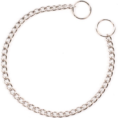 Duvo Plus - Здрав метален нашийник тип душач за кучета, 60 см