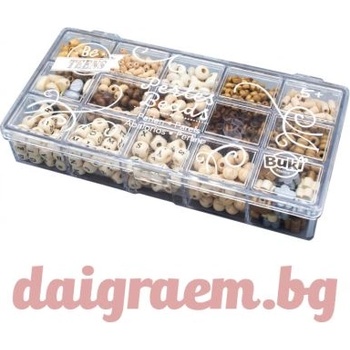 Image 1 of Buki France Кутия с дървени мъниста натурални buki pe014 (bkpe014)