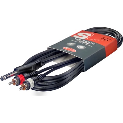 Stagg Кабел готов стерео жак - 2 чинча stagg - Модел syc3/ps2cm e 3 метра