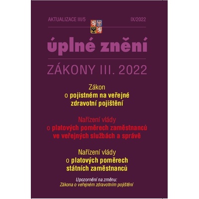Aktualizace III/5 / 2022 - pojistné na veřejné zdravotní pojištění - Poradce s.r.o.