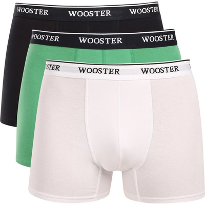 Wooster Набор от три - мъжки боксерки Wooster многоцветни Wooster | Cheren Zelen Byal Mnogotsveten | МЪЖЕ | M