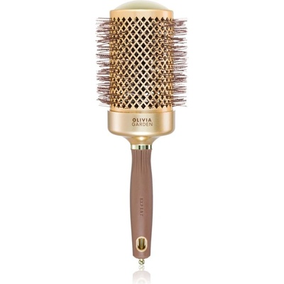 Olivia Garden Expert Shine Wavy кръгла четка за коса 65 mm