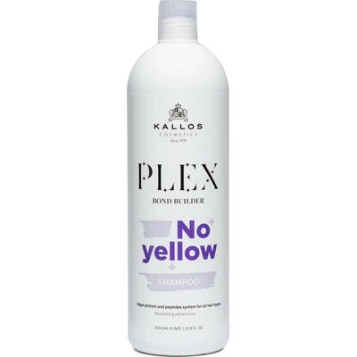 Kallos Plex No Yellow šampon na vlasy proti žlutým tónům 1000 ml