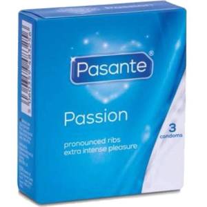 Pasante Оребрени презервативи "pasante passion" 3 броя