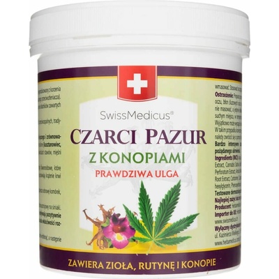 Herbamedicus Černý dráp s konopným balzámem 500 ml – Hledejceny.cz