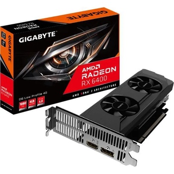 GIGABYTE Radeon RX 6400 D6 LOW PROFILE 4GB GDDR6 64bit (GV-R64D6-4GL)
