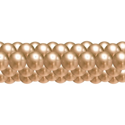 Balonky.cz Balónková girlanda chrom zlatá 3 m