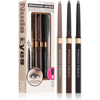 Physicians Formula Shimmer Strips кремообразен молив за очи за опушен грим цвят Nude Eyes