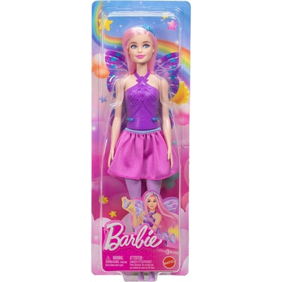 Barbie Víla s křídly fialová