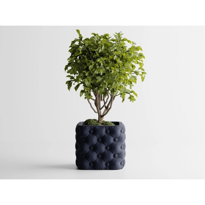 Кашпа Chesterra Малка, 110x110xH95мм- Тъмносин Мат