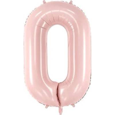 Party Deco Фолиев Балон Цифра, Светло Розово - 72 см - 0 (fb230p-0-081j)