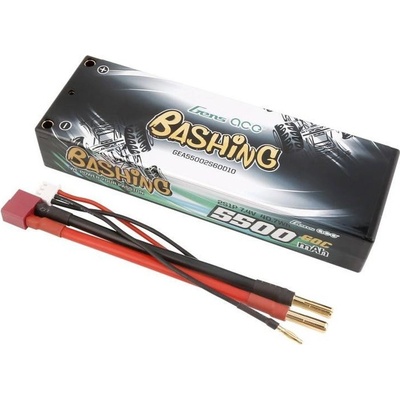 GENS ACE LiPo 2S 5500mAh 7,4V 2S1P 60C HardCase Bashing Serie Dean-T Plug – Zboží Dáma