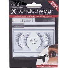 Ardell X-Tended Wear Lash System 110 Demi Wispies 1 ks + lepidlo na řasy X-Tended Wear 1 g + aplikátor 1 ks + odstraňovač řas 1 ks + kartáček na řasy 1 ks