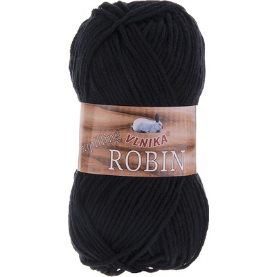 VLNIKA Příze Robin Varianta: 52 černá