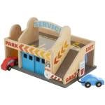 Melissa & Doug - Дървен сервизен паркинг