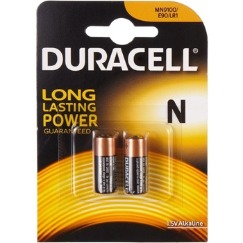 Image 1 of Duracell Алкална батерия duracell lr-1 /2 бр. в опаковка/ 1.5v (dur-ba-lr1-2pk)
