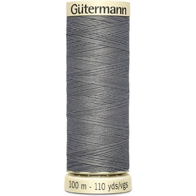 Nit PES Gütermann 100 (100m) - univerzální barva 496 - šedá