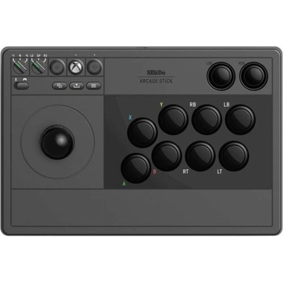 8BitDo Arcade Stick, Xbox Series X|S, Xbox One, PC, черен, безжичен контролер (RET00365)