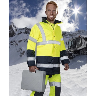 Ardon bunda REF601 zateplená nepromokavá hi-viz H8906 žltá/modrá