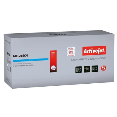 Compatible Тонер Activejet ATH-216CN (заместител за HP 216A W2411A, Supreme, 850 страници, син) с чип (ATH-216CN CHIP)