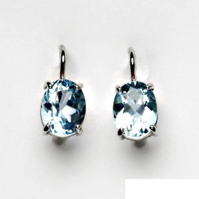 Čištín zlaté bílé i žluté zlato přírodní topaz sky NK 1244