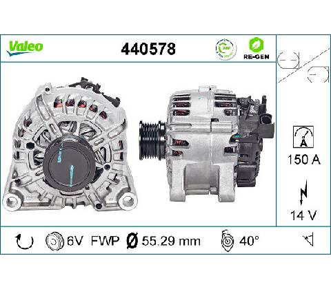 Alternátor VALEO 440578