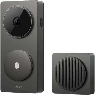 Aqara СМАРТ ВИДЕОЗВЪНЕЦ aqara doorbell g410 ЧЕРЕН (ac029glb02)