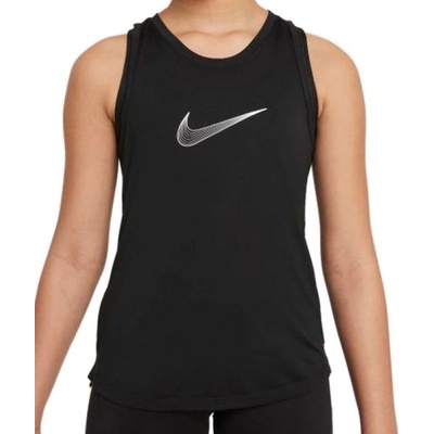 Nike Тениска за момичета Nike Dri-Fit One Training Tank - Черен