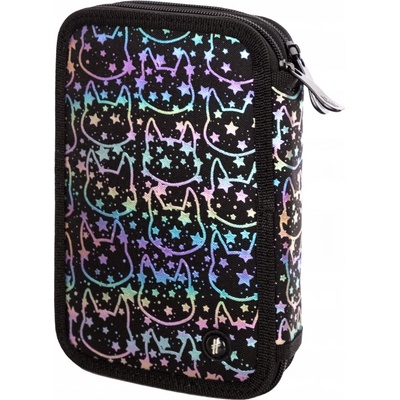 Astra Ученически несесер Astra - Neon Kitty, 2 ципа (AS503022035)