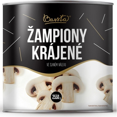 Bassta Žampiony krájené 2,55 kg – Zboží Dáma