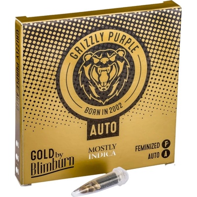 Blimburn Seeds Grizzly Purple AUTO semienka neobsahujú THC 9 ks