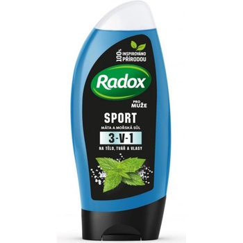 Radox Men sprchový gel watermint + sea minerals 250 ml