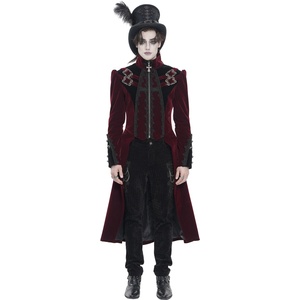 Devil fashion мъжко палто DEVIL FASHION - Crux Tenebrarum Blood - бордо - CT27802