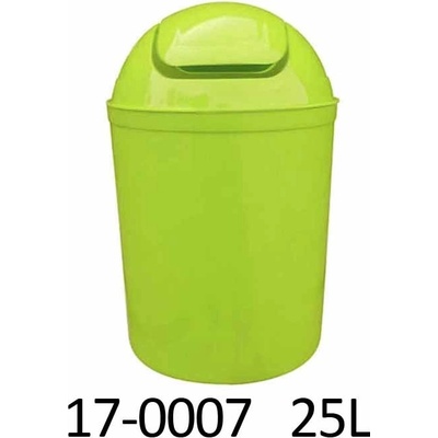 Lenman Odpadkový kôš OSCAR 25 l okrúhly s vekom 17-0007