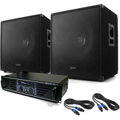 Electronic-Star DJ PA система 'LEWIS 1200 BASS' - комплект усилвател субуфер 1200W (PL-60000050-10001711) (PL-60000050-10001711)