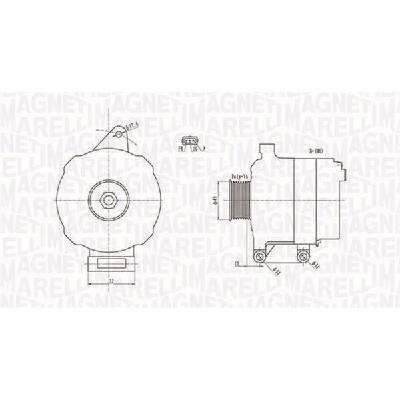 Alternátor MAGNETI MARELLI 063731780010