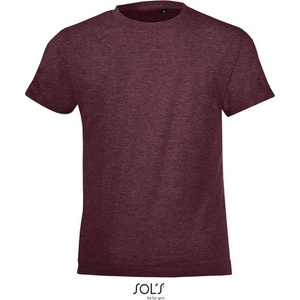 SOL'S REGENT FIT / Детска тениска - кафяво 130-140 (251183t5587)