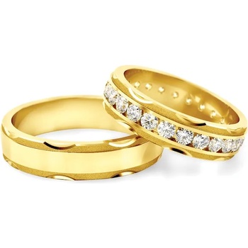 Image 1 of SAVICKI Сватбени халки: злато, плоски. 5 мм