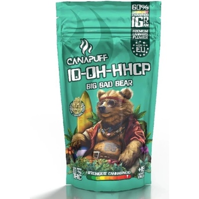 CANAPUFF 10-OH-HHCP BIG BAD BEAR 60% 0,2% THC 1 g – Zboží Dáma