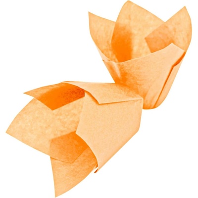 Schneider Oranžové papírové košíčky na muffiny Tulipán 55 mm 200 ks